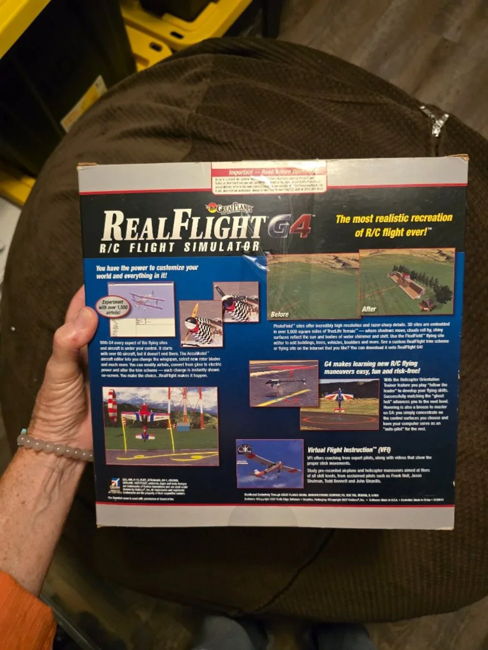 Great Planes RealFlight RC Flight Simulator G4 InterLink Elite Controller Futaba